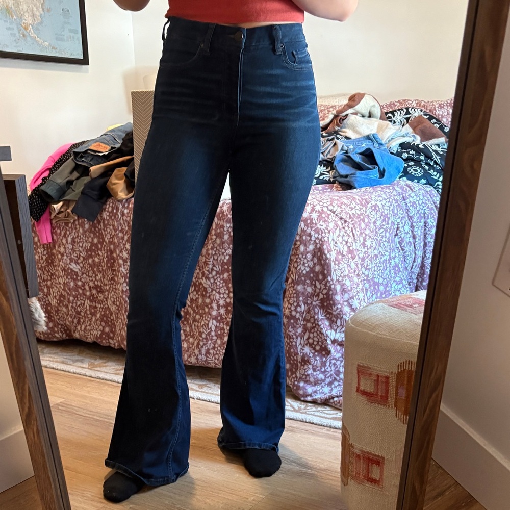 BKE Parker Midnight Blue Flare Jeans